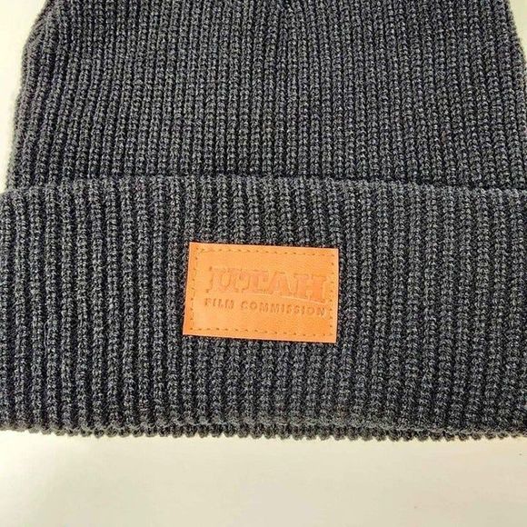 Utah Film Commission Sundance Festival Logo Black Cap Beanie Collect Ski Hat - Picture 3 of 4